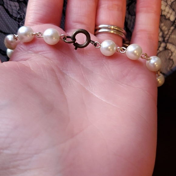 Women's Necklace Pearl VTG - Picture 7 of 7